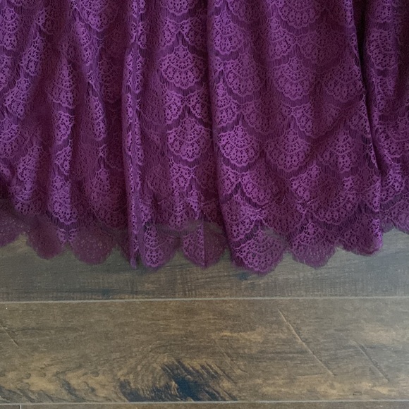 Kensie - Lace Cocktail Dress - Wine - 6 - Picture 4 of 10